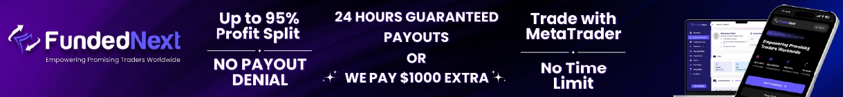 Banner fundednext - Mejor prop firm